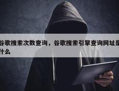 谷歌搜索次数查询，谷歌搜索引擎查询网址是什么