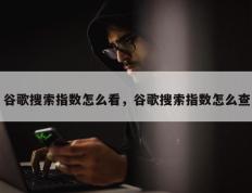 谷歌搜索指数怎么看，谷歌搜索指数怎么查