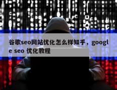 谷歌seo网站优化怎么样知乎，google seo 优化教程