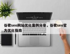 谷歌seo网站优化案例分享，谷歌seo官方优化指南