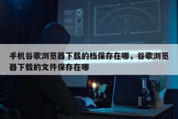 手机谷歌浏览器下载的档保存在哪，谷歌浏览器下载的文件保存在哪