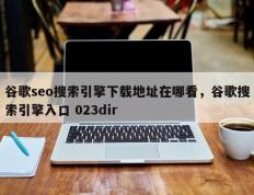 谷歌seo搜索引擎下载地址在哪看，谷歌搜索引擎入口 023dir