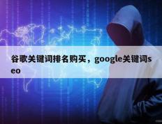 谷歌关键词排名购买，google关键词seo