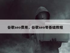 谷歌seo费用，谷歌seo零基础教程