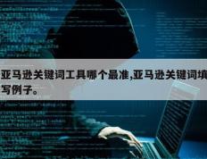 亚马逊关键词工具哪个最准,亚马逊关键词填写例子。