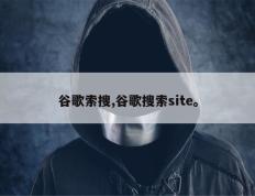 谷歌索搜,谷歌搜索site。