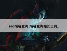 seo域名查询,域名查询站长工具。