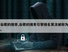 谷歌的搜索,谷歌的搜索引擎排名算法被称为。