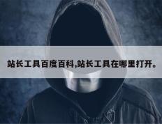 站长工具百度百科,站长工具在哪里打开。