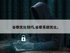 谷歌优化技巧,谷歌系统优化。