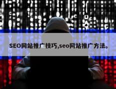 SEO网站推广技巧,seo网站推广方法。