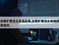 谷歌扩展怎么安装应用,谷歌扩展怎么安装应用程序。