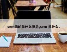 sem指的是什么意思,sem 是什么。