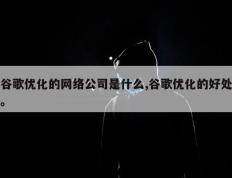 谷歌优化的网络公司是什么,谷歌优化的好处。