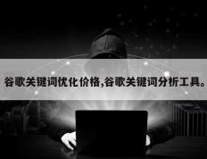 谷歌关键词优化价格,谷歌关键词分析工具。