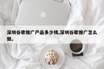 深圳谷歌推广产品多少钱,深圳谷歌推广怎么做。