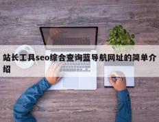 站长工具seo综合查询蓝导航网址的简单介绍