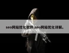 seo网站优化软件,seo网站优化详解。