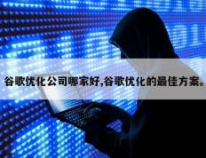 谷歌优化公司哪家好,谷歌优化的最佳方案。