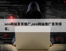 seo网站首页推广,seo网站推广首页排名。