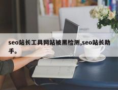 seo站长工具网站被黑检测,seo站长助手。