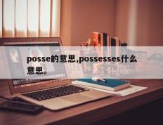 posse的意思,possesses什么意思。