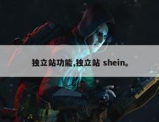 独立站功能,独立站 shein。
