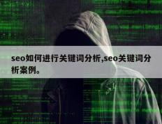 seo如何进行关键词分析,seo关键词分析案例。