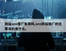 网站seo推广有用吗,seo网站推广的主要目的是什么。