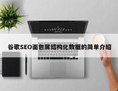 谷歌SEO面包屑结构化数据的简单介绍