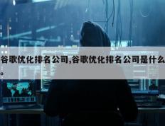 谷歌优化排名公司,谷歌优化排名公司是什么。