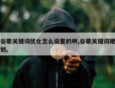 谷歌关键词优化怎么设置的啊,谷歌关键词规划。