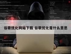 谷歌优化网站下载 谷歌优化是什么意思