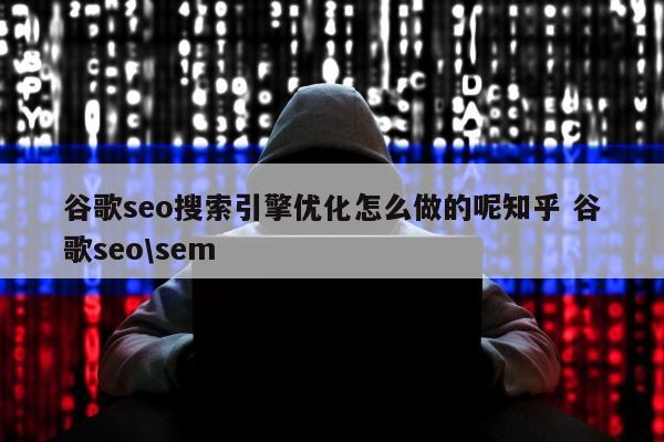 谷歌seo搜索引擎优化怎么做的呢知乎 谷歌seo\sem