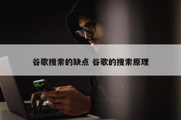 谷歌搜索的缺点 谷歌的搜索原理