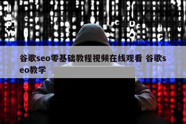 谷歌seo零基础教程视频在线观看 谷歌seo教学