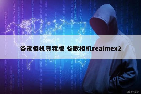 谷歌相机真我版 谷歌相机realmex2