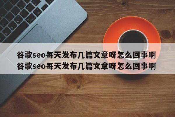 谷歌seo每天发布几篇文章呀怎么回事啊 谷歌seo每天发布几篇文章呀怎么回事啊