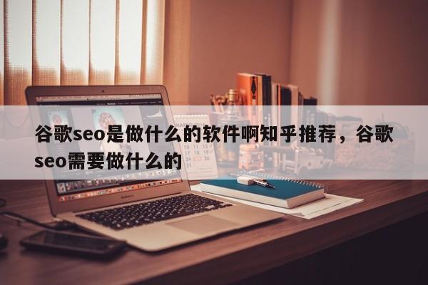 谷歌seo是做什么的软件啊知乎推荐，谷歌seo需要做什么的