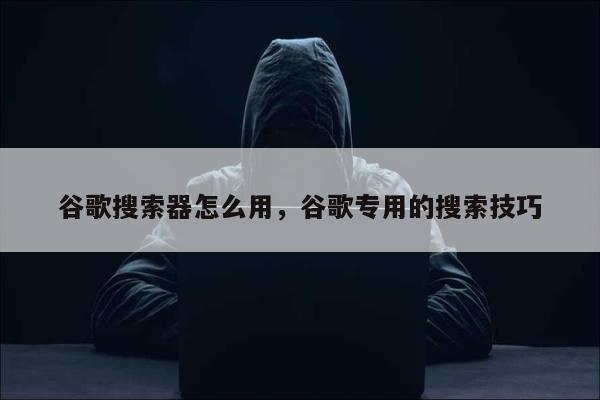 谷歌搜索器怎么用	，谷歌专用的搜索技巧