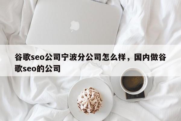 谷歌seo公司宁波分公司怎么样，国内做谷歌seo的公司