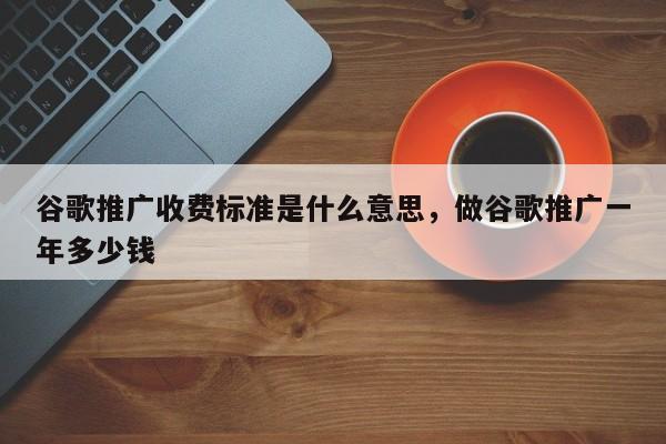 谷歌推广收费标准是什么意思，做谷歌推广一年多少钱