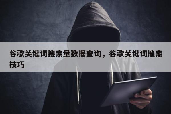 谷歌关键词搜索量数据查询，谷歌关键词搜索技巧