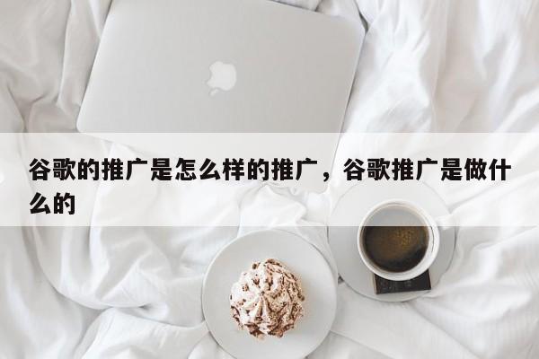 谷歌的推广是怎么样的推广，谷歌推广是做什么的
