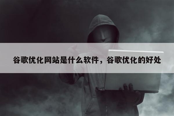谷歌优化网站是什么软件，谷歌优化的好处