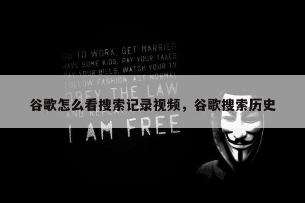 谷歌怎么看搜索记录视频	，谷歌搜索历史