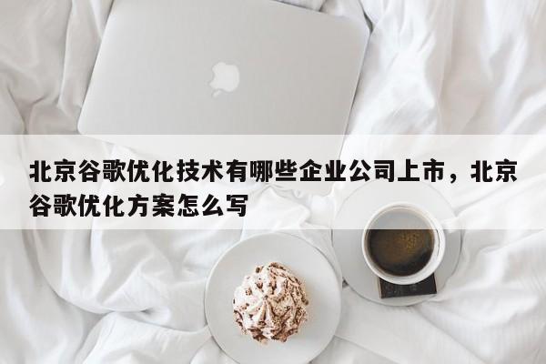 北京谷歌优化技术有哪些企业公司上市	，北京谷歌优化方案怎么写