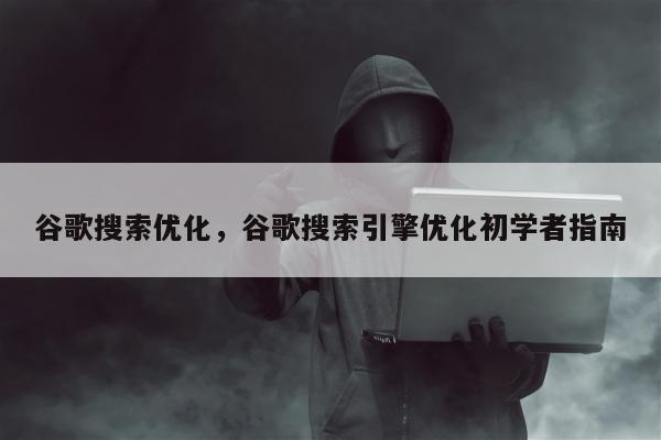 谷歌搜索优化	，谷歌搜索引擎优化初学者指南