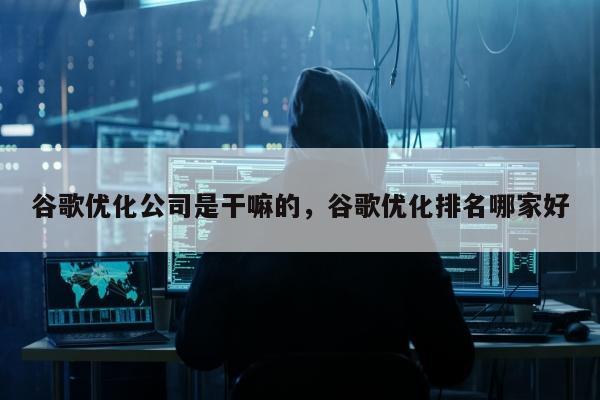 谷歌优化公司是干嘛的，谷歌优化排名哪家好