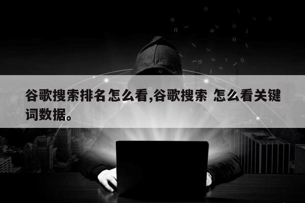 谷歌搜索排名怎么看,谷歌搜索 怎么看关键词数据。